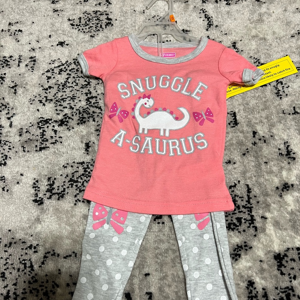 Dinosaur toddler pajama set